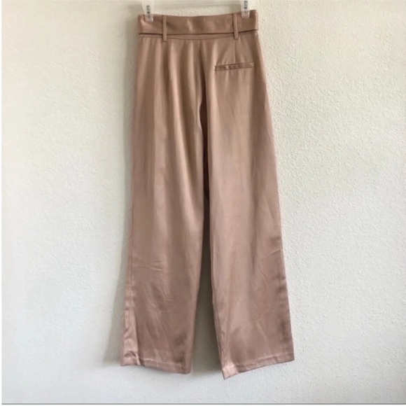 Fleur Du Mal Twill Belted Trouser Safari - Picture 4 of 9